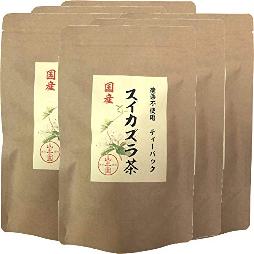 国産100% 無農薬 徳島県産または長野県産 スイカズラ茶 1.5g×15パック×6袋セット 巣鴨のお茶屋さん 山年園
