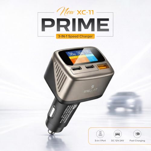 Image of Stellar Drive XC-11 Prime 90W Car Charger