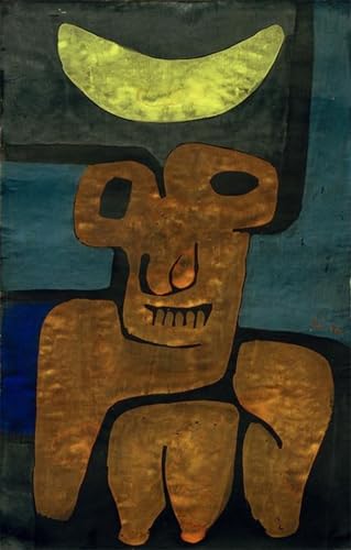 Affiche Toile Luna la barbare de Paul Klee 60x90cm pour une décoration murale élégante