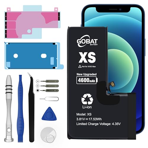 GOBAT iPhone Xs Battery 4600mAh with Tools