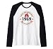 I Grill E Fumo Carne Dal 1969 53 Anni 53° Compleanno Maglia con Maniche Raglan