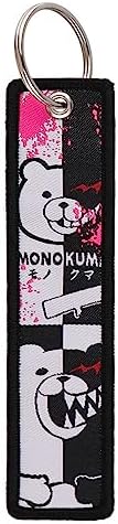 Monokuma Trigger Happy Havoc Anime Manga Video Game Keychain Key Tag Chain Fob Ring image 4