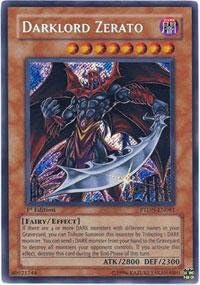 Yu-Gi-Oh! - Darklord Zerato (PTDN-EN081) - Phantom Darkness - 1st Edition - Secret Rare