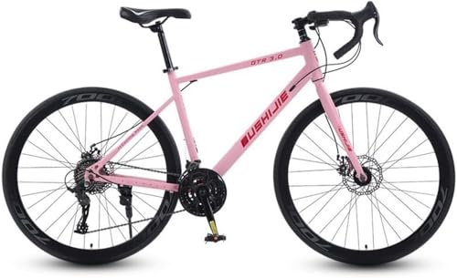 Deerou�G�A�����[�h�o�C�N 700C 24/27/30�i�ϑ� ���y�� �O��f�B�X�N�u���[�L ���Y�f�|�t�H�[�N �h���b�v�n���h�� �K���g��155-185cm �ʋ� �ʊw �X��� ���Z���� (�X�|�[�N�z�C�[��,�s���N-30��)