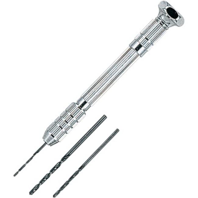 Mineshima L-5C Pin Vise Drill Blade Set, Compatible with 0.004 - 0.1 inches (0.1 - 3.2 mm), Hobby Tool
