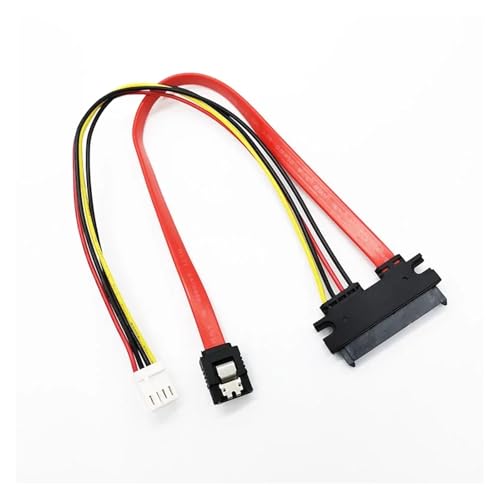 Cable de datos con conector SATA 22P a Power 4pin 0.29m miniatura 3