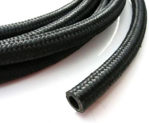 Manguera de combustible de 1 metro (Ø3 mm / Ø7 mm) - Manguera trenzada de retorno de inyector para gasolina y diésel DIN 73379 TIPO B