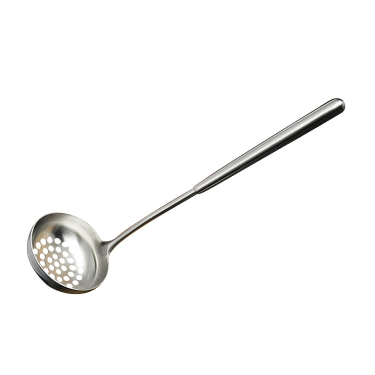 Ciieeo Stainless Steel Hot Pot Colander Soup Ladle Thick Food Serving Spoon for Home and Restaurant Use Elegant Cooking Utensil for Hot Pot Gatherings Thanksgiving and Christmas