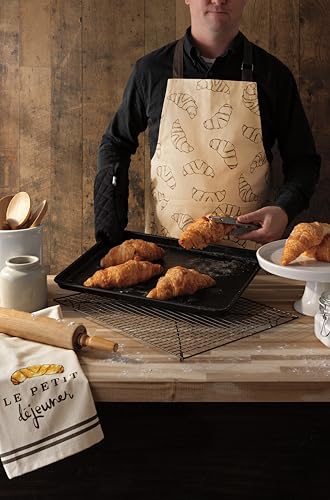 Image of Now Designs Printed Cotton Dishtowel - Le Petit Dejeuner