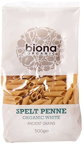 Biona Organic White Spelt Penne 500 g (Pack of 5)