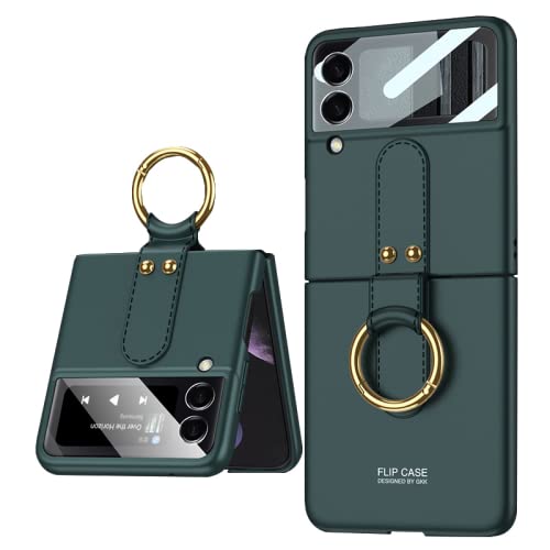 Capa para Samsung Galaxy Z Flip 3, adequada para Z Flip3 capa protetora integrada à membrana com ane