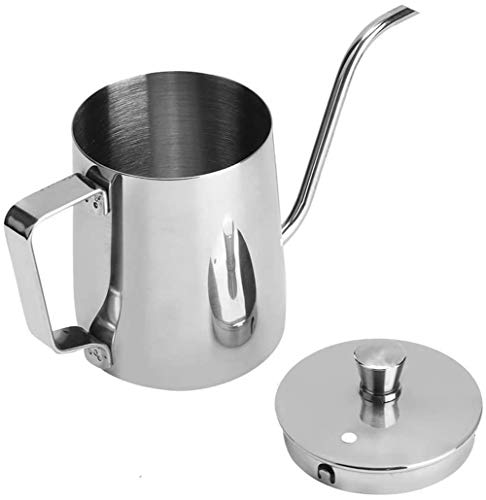 DELERKE Koffieketel 304 roestvrij staal, koffiepot theepot koffieketel met zwanenhals smalle uitloop, handgemaakte… - Image 3