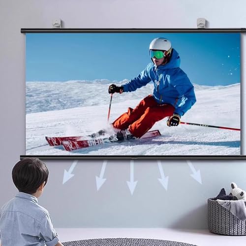 Pantalla Manual Portátil para Proyector 4:3/16:9 miniatura 3