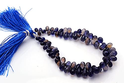 Perles iolite authentiques AAA+ pour remplacer les imitations et réussir vos bijoux en gemmes