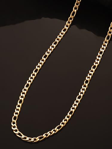 Image of Rubans Demi Fine Stainless Steel Necklace Chain Link Gift for Women & Girls