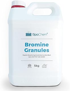 Bromine Granules 5kg - Bromine Granules for disinfection of Swimming Pool, Spas and Hot Tub Water - Bromine Infused Chemical, Primary sanitizer for your Spa or Pool