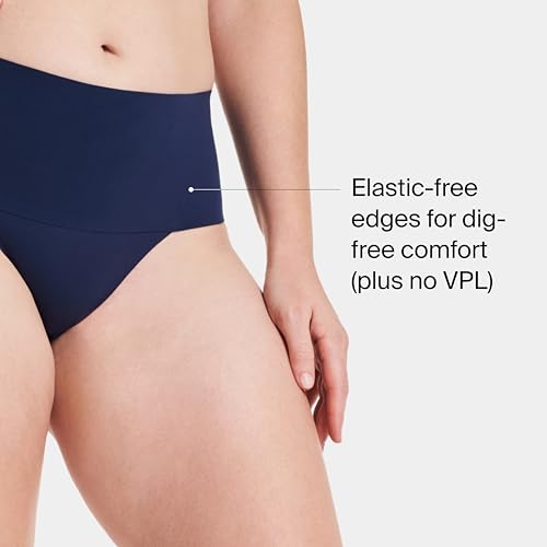 Image of SPANX SPANXsupersmooth Undie-tectable Thong - Comfortable Core Control - Invisible Shapewear - Women No Show Thong Underwear