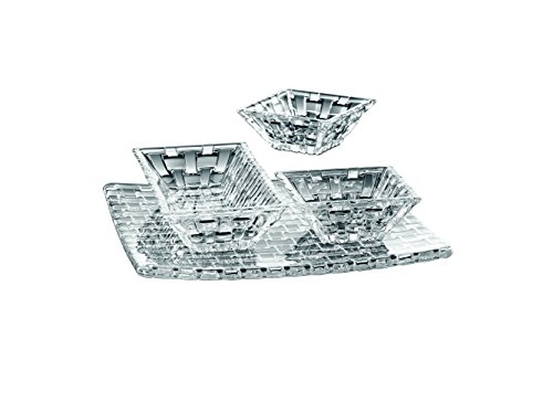 Spiegelau & Nachtmann Lot de 2 Assiettes de Service, Transparent, 4 Teile