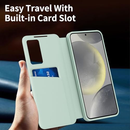 Étui à rabat Samsung Galaxy S23 Plus vert pour un usage pro et urbain