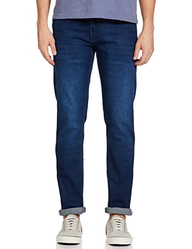 Peter England Men’s Tapered Jeans (PJDNPCTPJ72137_Navy_32) Peter England Men’s Tapered Jeans (PJDNPCTPJ72137_Navy_32)