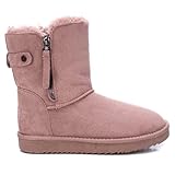 XTI 140418, Botas Cortas al Tobillo Mujer, Nude, 39 EU