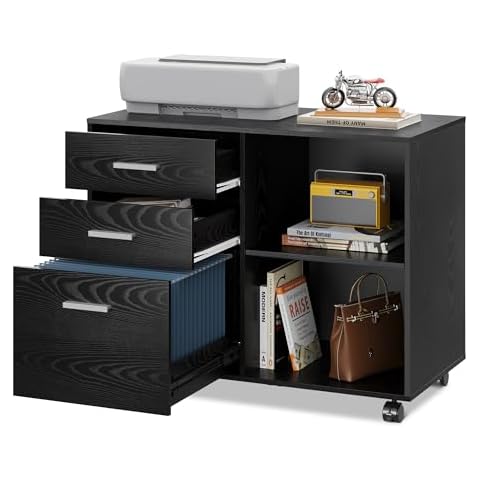 DEVAISE 3-Drawer Wood File Cabinet Cover