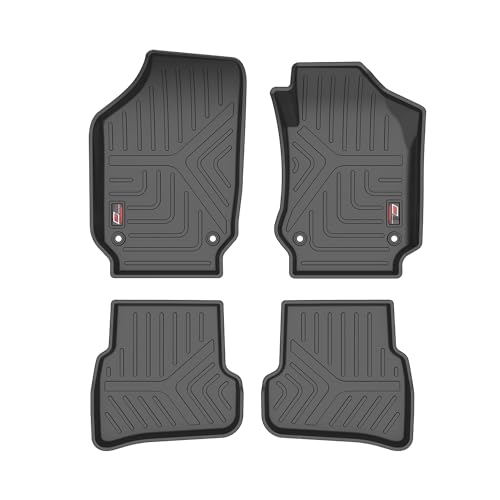 Image of GFX Tpv Premium 3D Life Long Car Floor Mats Compatible with Polo (2009) / Vento (2010) Onwards (Black)