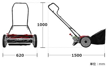 手押し式　芝刈り機　ミナトワークス　LMA-460PRO Amazon | ミナトワークス 静音型手押し芝刈り機 (リール式5枚刃