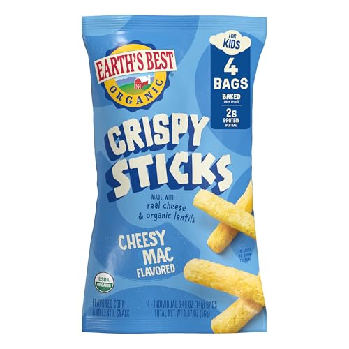 Earth's Best Crispy Sticks Cheesy Mac Multipack, 1.97 Oz (Pack