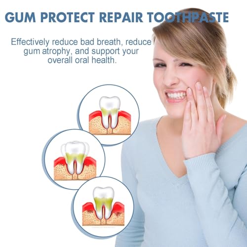 Zahnfleisch Therapie Gel, Reduziert Zahnfleischbluten, Zahnaufhellung Bleaching Stift, Gum Shield Therapy, Kontinuierliche Nutzung für Bessere Ergebnisse (2)
