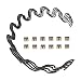 Wholesale Upholstery Supply Furniture015 Sofa Upholstery Replacement Chair, 8 Gauge 25" Spring 4pk with S Clips, Metalic