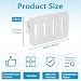 Jiehaojia 16Pcs Fridge Drawer Dividers,White Plastic Refrigerator Organizer Dividers,Organizer Fridge Accessories,Perfect for Maximizing Storage and Keeping Items Organized