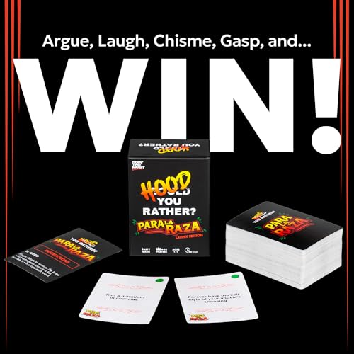 Doin' The Most – Hood You Rather: para La Raza | Adult Party Game for Game Night | Hilarious Would You Rather Card Game Celebrating Latinx Culture | 120 Cards | Ages 17+ — view 5