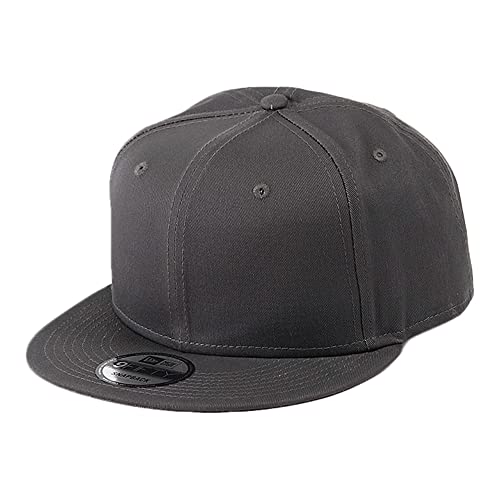 New Era [ニューエラ] キャップ 無地 メンズ 帽子 スナップバック 9FIFTY NE400 99HeadweaShopステッカー付き ベースボールキャップ 男女兼用 チャコール 消炭色 Free Size [並行輸入品]の商品画像（Amazon）