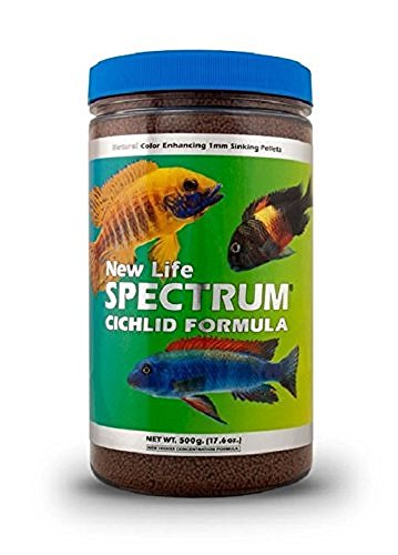 New Life Spectrum Cichlid Formula 1mm Sinking Freshwater Pet Food, 500gm