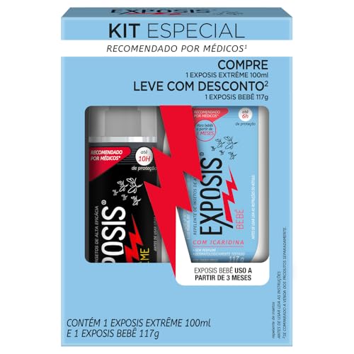 Exposis Kit Repelente com Icaridina, Exposis Extreme Spray 100ml ...