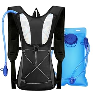 Hydration Backpack, Aceshop Hydration Vest Bag Pack with 2L Water Bladder Lightweight Hiking Rucksack Cycling Hydration Backpack for Women Men Running Vest Backpack for Riding