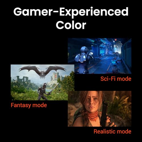 شاشة ألعاب موبيوز EX271Q مقاس 27 بوصة بدقة 2K QHD وتردد 180 هرتز وزمن 1 ثانية بمنفذ USB-C بقوة 65 وات، HDR400، وتقنيات ذكاء اصطناعي للتباين ومحرك بيكس سول، مع دعم KVM وجهاز ريموت من بين كيو