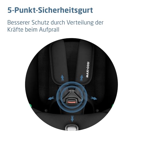 Maxi-Cosi Titan S Comfort i-Size, Kindersitz, 76–150 cm, Authentic Black – Ansicht 4