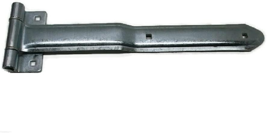 Generic 2 Count 16" Zinc Offset Bent Strap Hinges For Trailer & RV Doors, Rustic Style