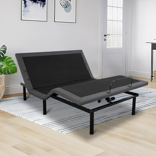 GAOMON Queen Adjustable Bed Frame with Massage