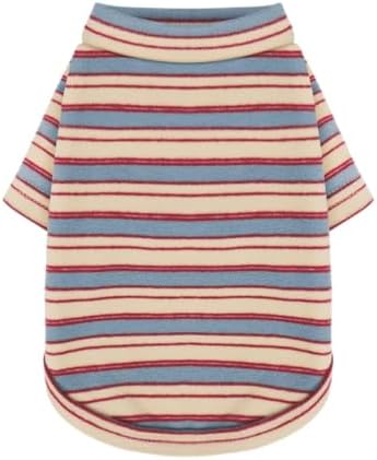 Stylish Striped Block Dog Shirt, Comfortable, Breathable, and Wrinkle-Resistant. Perfect Apparel for Small, Medium, & Large Dogs, a Must-Have for Pet Lovers XXL