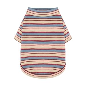 Stylish Striped Block Dog Shirt...