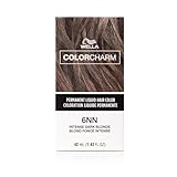 COLORCHARM Permanent Liquid Hair Color for Gray Coverage| 6NN Intense Dark Blonde | 1.4 Fl Oz