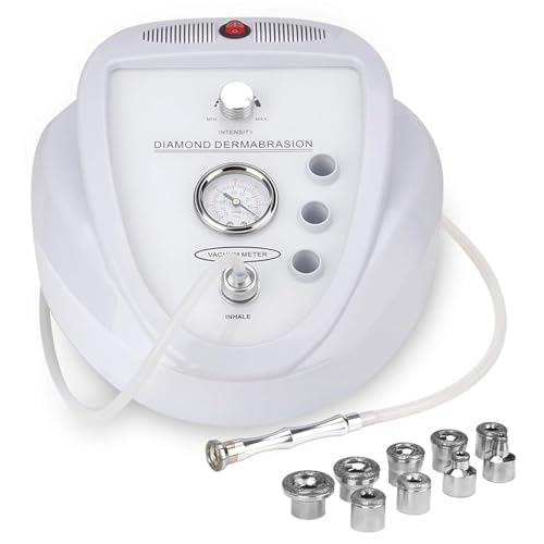 GHWMYD Diamant Microdermabrasion Maschine, Professionelle mikrokristalline Peeling Ausrüstung, Saug 65-68 cmHg, Haushalts Gesichtspflege Ausrüstung