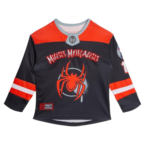 Image of Marvel Spider-Man Matching Family Athletic Hockey Jersey