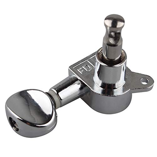 Futheda 4 Stks Verzegelde Ukulele Tuners String Tuning Pegs Keys Zilver Ingesloten Tuners Machine Hoofden met schroeven Set voor 4 String Gitaar - Image 6