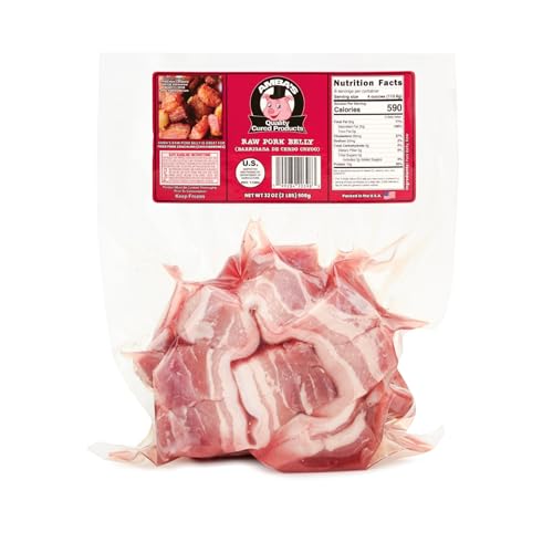 Raw Pork Belly (Skin On), Net...