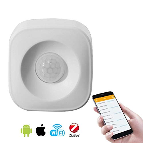 Preisvergleich Produktbild vogueyouth SmartThings-Bewegungssensor, für ZigBee-Infrarotsensor, Bewegungsmelder mit Fernbedienung für Echo Plus, Benachrichtigungen erhalten
