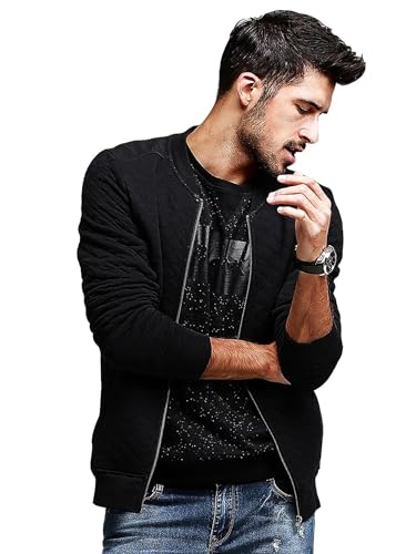 Image of fanideaz Mens Diamond Cut Puffer Jackets regular fit Bomber Jacket for Man|Stylish Winter Jackets Men| Fashionable and Comfortable Jacket for Men Stylish